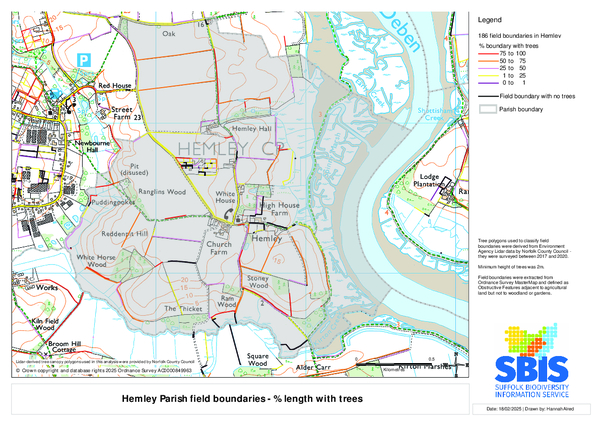 Hemley 1: length with trees