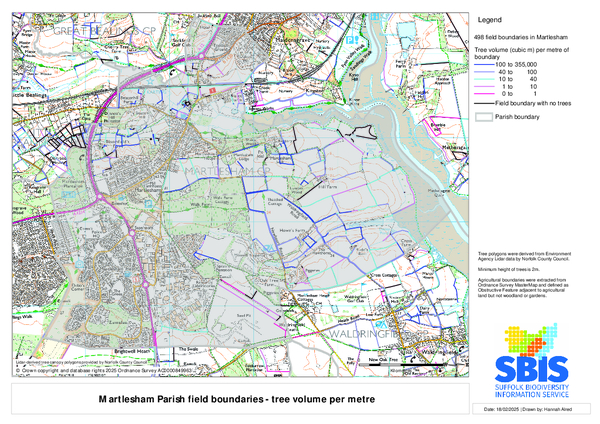 Martlesham 4: volume/m
