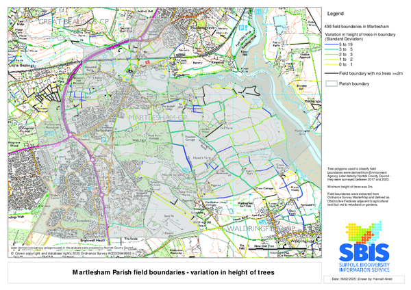 Martlesham 5: height variation