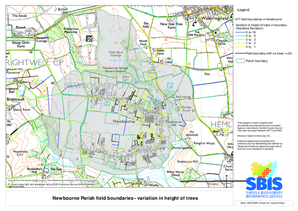 Newbourne 5: height variation