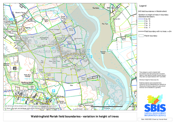 Waldringfield 5: height variation