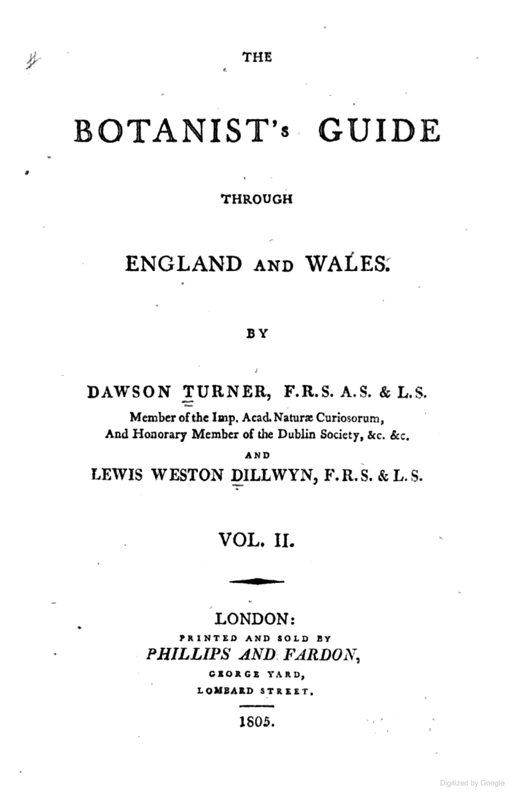 Botanist’s guide through England and Wales cover